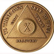 10 Year Bronze AA Meeting Chip