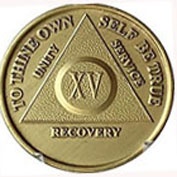 15 Year Bronze AA Meeting Chip