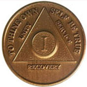 1 Year Bronze AA Meeting Chip