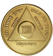23 Year Bronze AA Meeting Chip