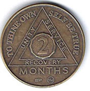 Two Month Bronze AA Meeting Chip