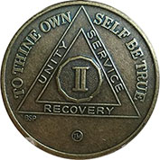 2 Year Bronze AA Meeting Chip