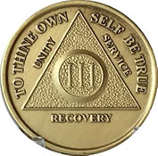 3 Year Bronze AA Meeting Chip