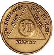 7 Year Bronze AA Meeting Chip