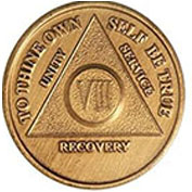 8 Year Bronze AA Meeting Chip