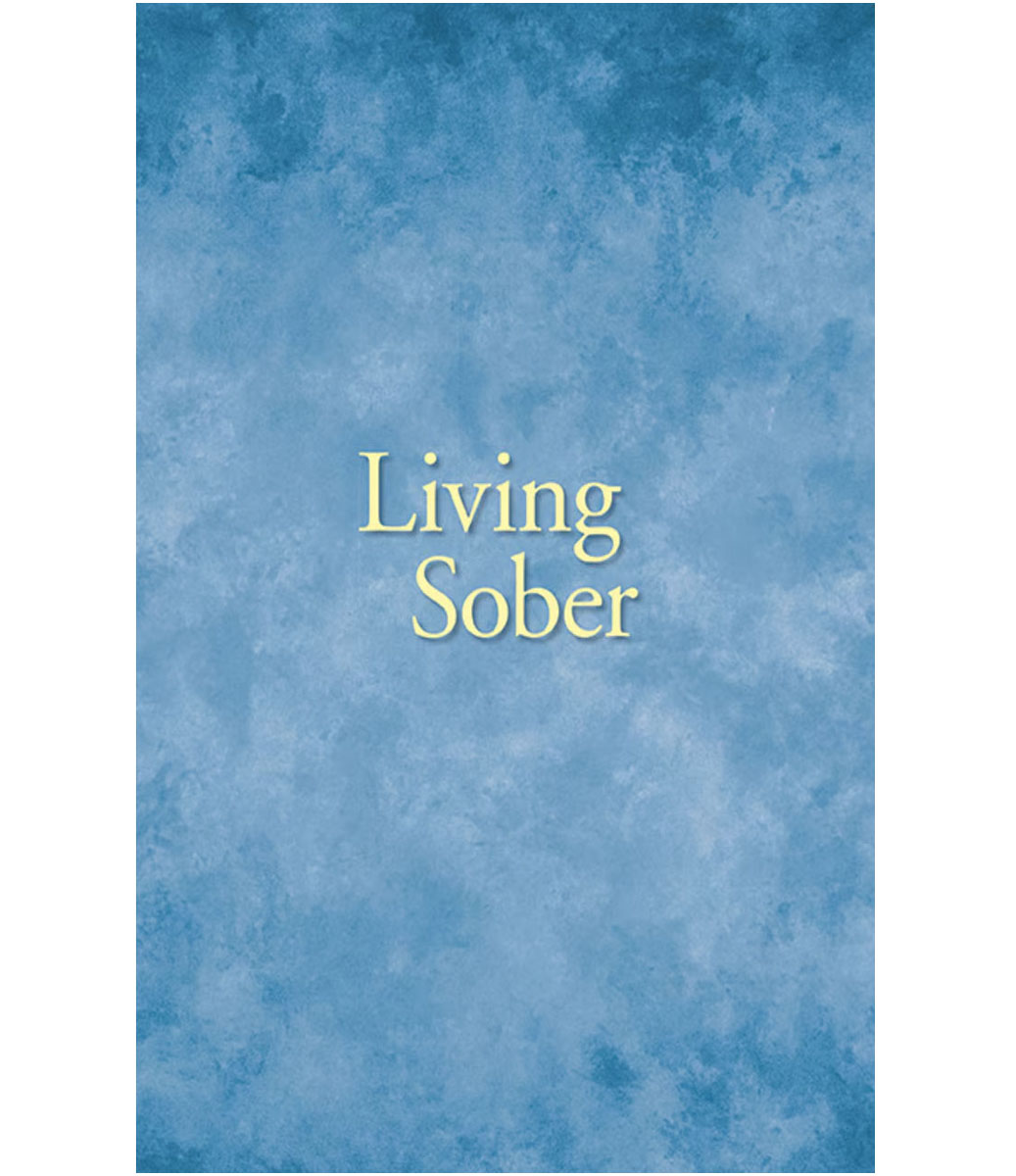 B-25 Living Sober (Large Print)