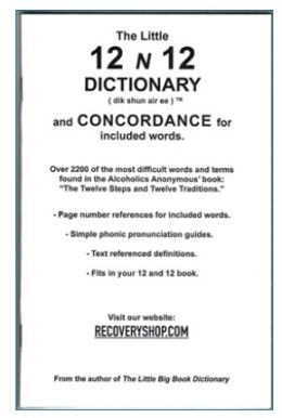 BK61 12 and 12 Dictionary and Concordance