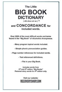 BK62 Big Book Dictionary and Concordance