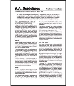 Guidelines - Treatment Committees