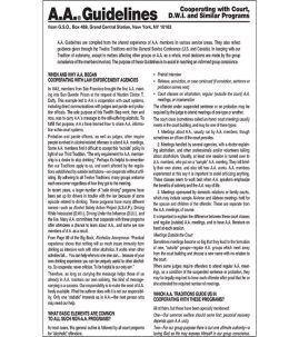 Guidelines - Cooperating with Court, D.W.I. and Similar Programs