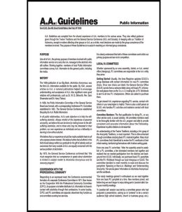 Guidelines - Public Information
