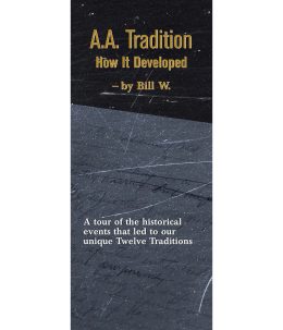 P-17 A.A. Tradition: How It Developed