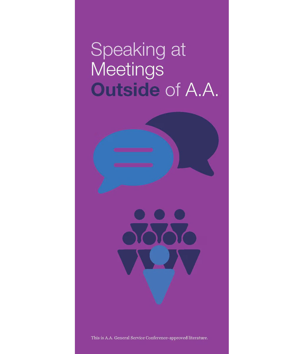 P-40 Speaking at Meetings Outside A.A.